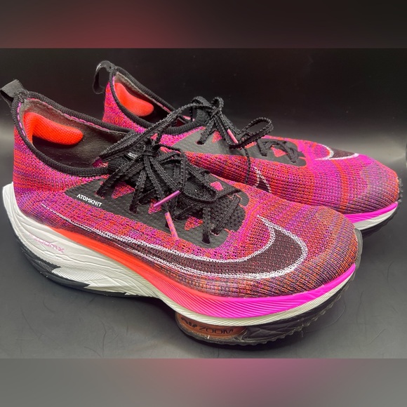 Nike Women's Pink/Black Running Shoes- Air Zoom AlphaFly- Next% Knit Size:9.5